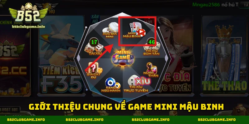 Giới thiệu chung về game mini Mậu Binh