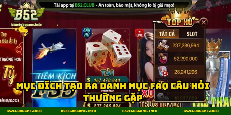 Mục đích tạo ra danh mục FAQ câu hỏi thường gặp