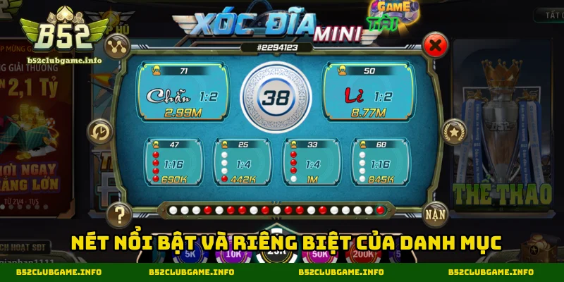 Nét nổi bật và riêng biệt của danh mục